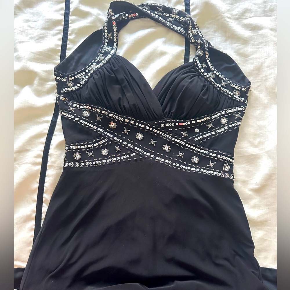 Black & Silver Formal Dress. Size 9/10